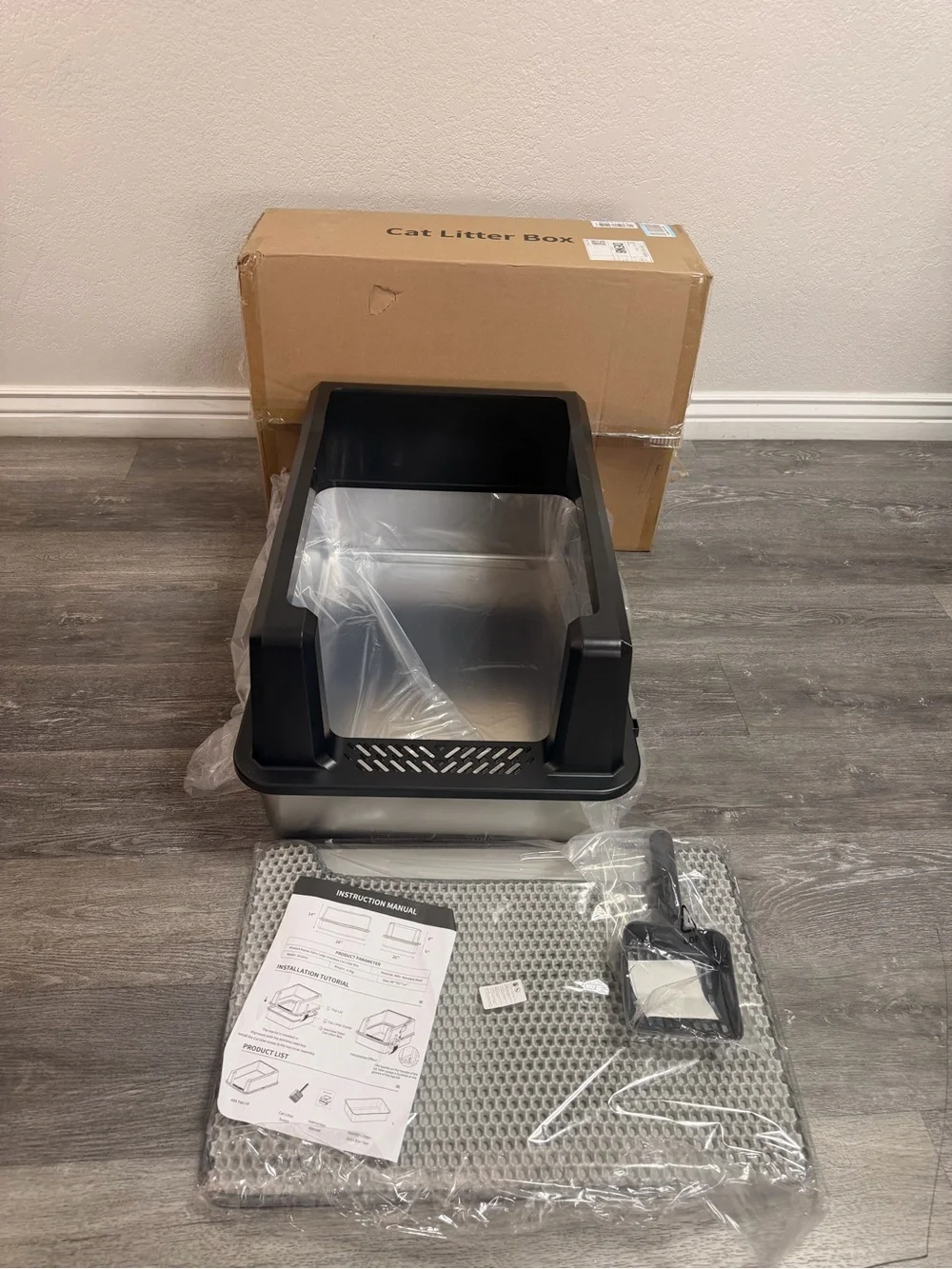 XXXL Stainless steel Cat Litter